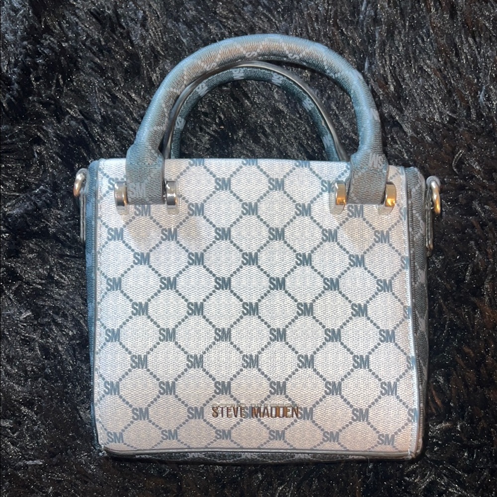 Steve Madden Grey Patterned Women's Bag